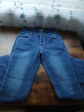 Classic Blue Denim Jeans - Comfortable Everyday Fit